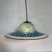 Gae_Aulenti_“Neverrino”_Blue_Murano_Glass_Pendant_Lamp_for_Vistosi,_1970s
