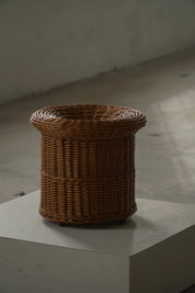 Bohemian_Rattan_Side_Table_or_Stool,_1970s