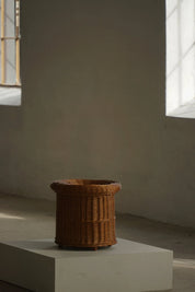Bohemian_Rattan_Side_Table_or_Stool,_1970s