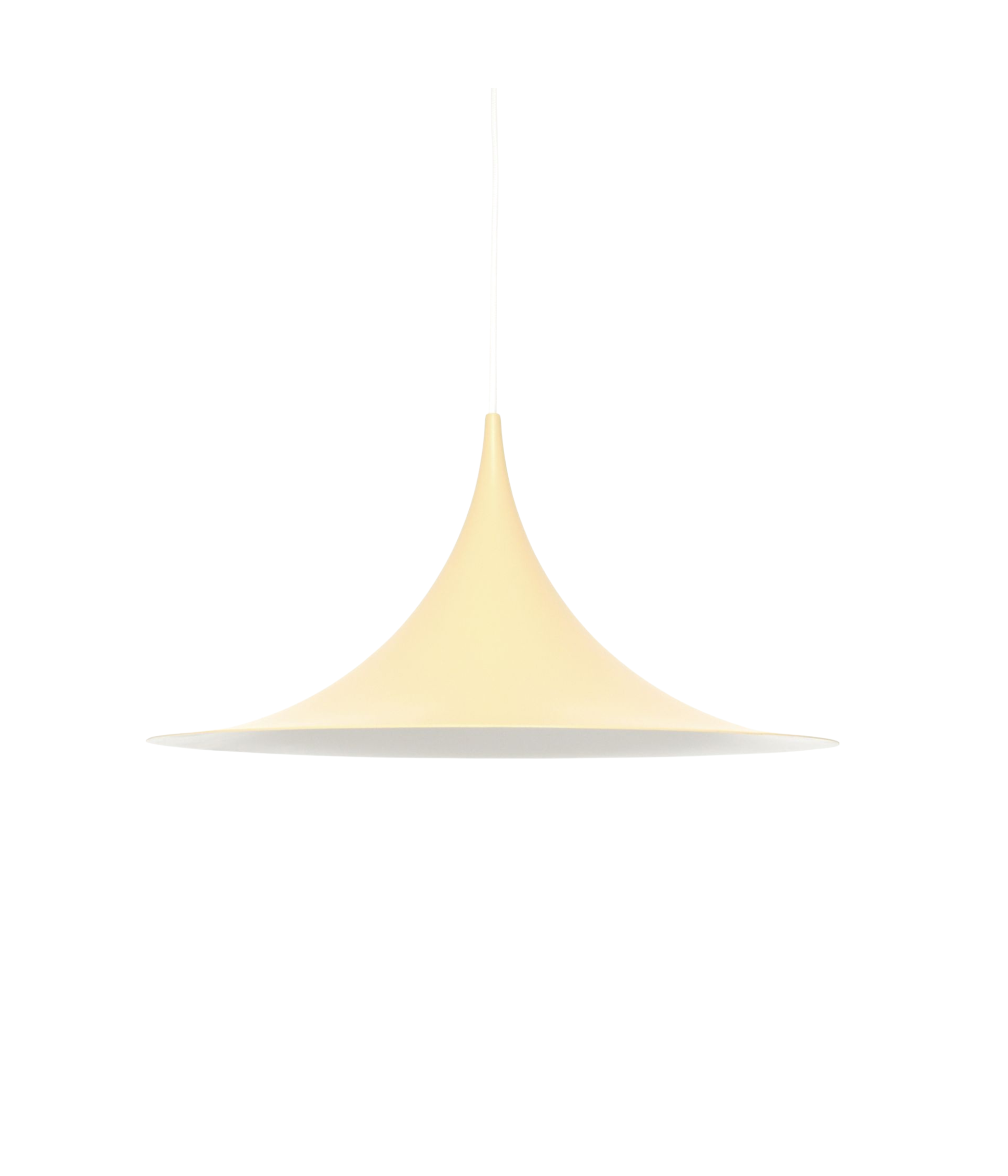 Bonderup_&_Thorup_Semi_Pendant_Lamp_in_Vanilla,_1960s