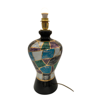 Boni_Ceramic_Table_Lamp,_Handcrafted_Glazed_Vase_Lamp,_Italian_Postmodern_Design,_1980s