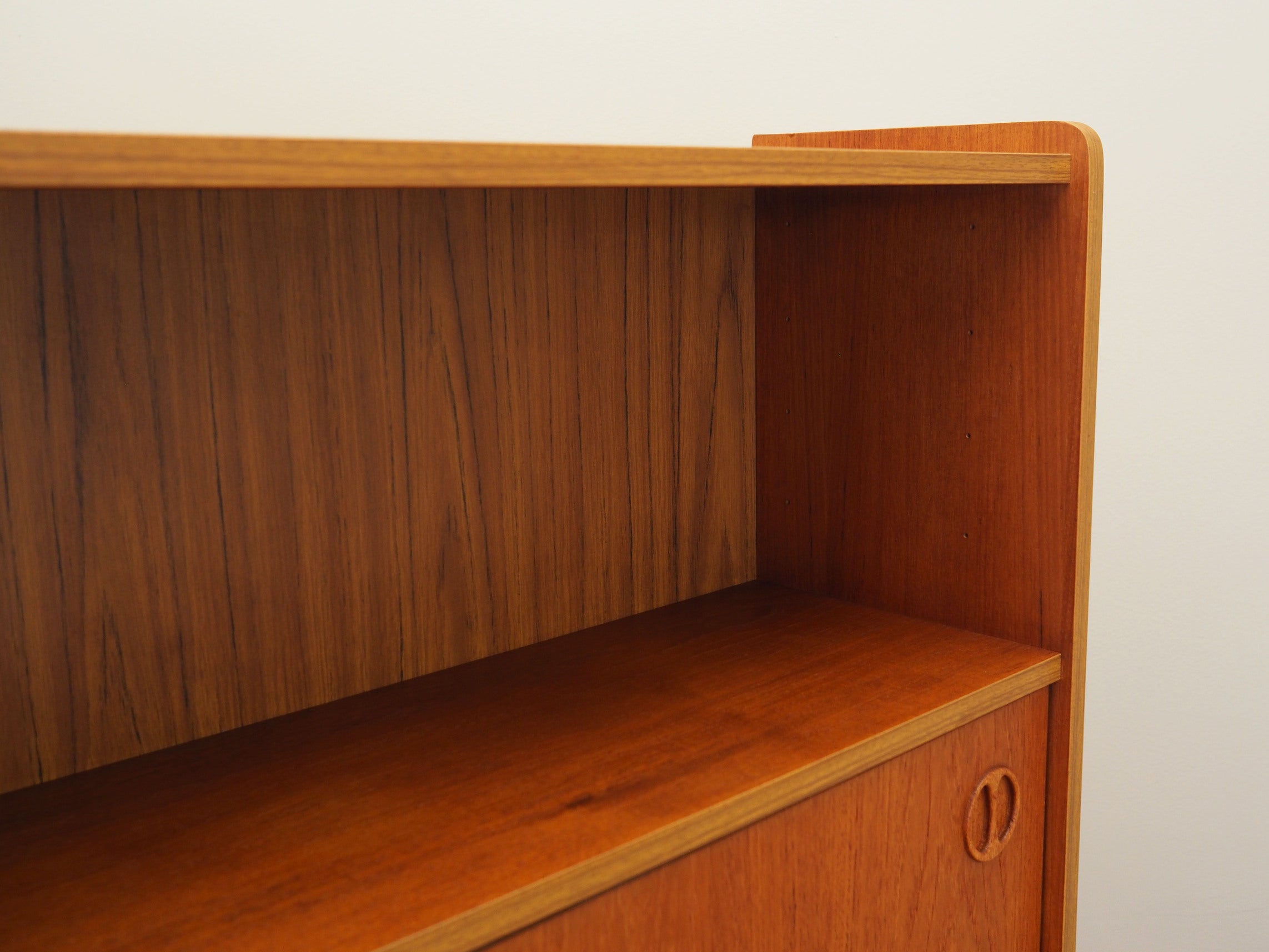 Danish_Teak_Bookcase_with_Shelves_and_Compartments,_1960s,_Denmark