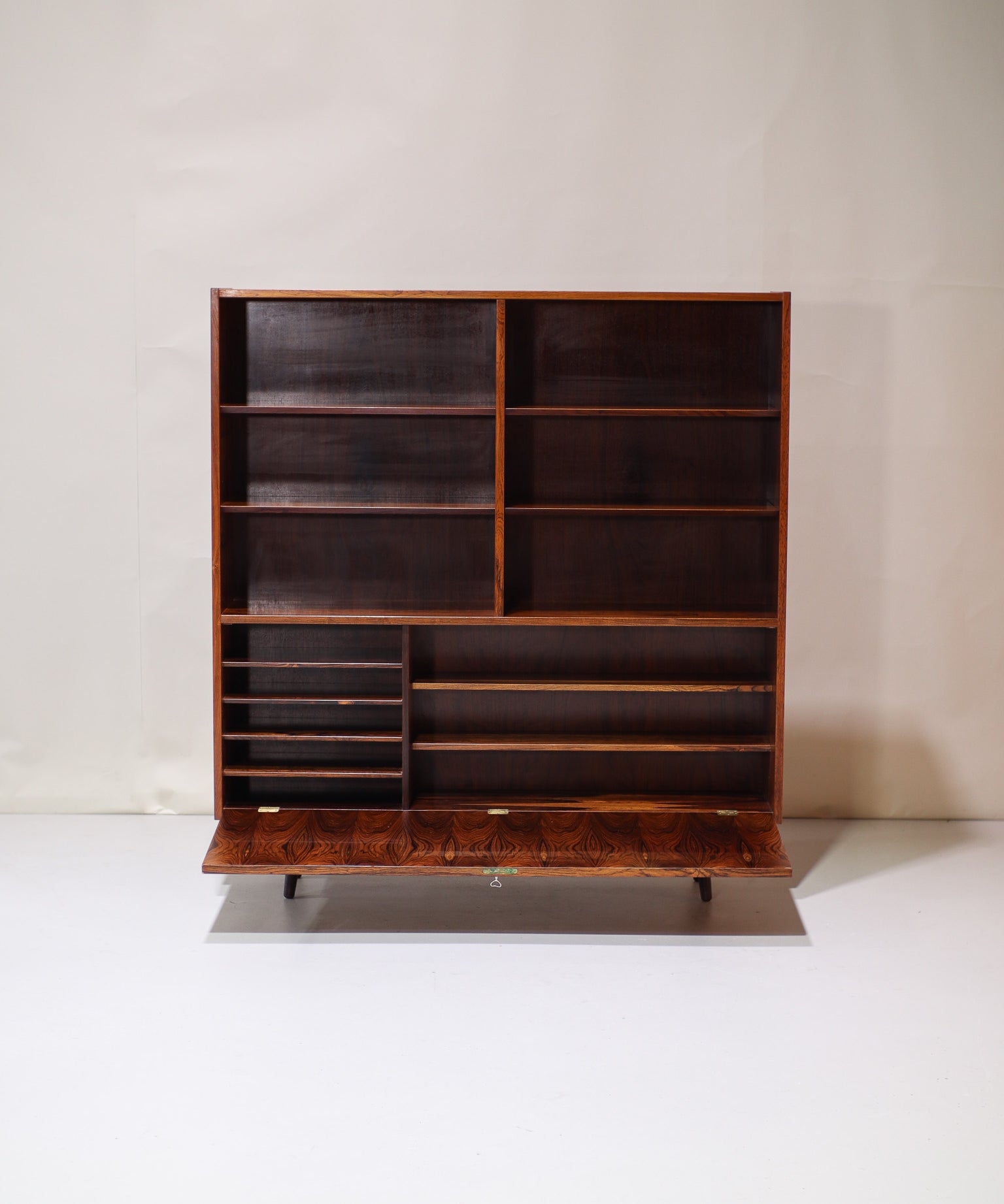 Bookcase_with_flap_Hundevad_Danish_Rosewood_1960s