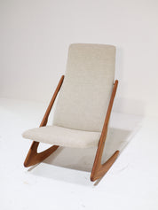 Boomerang_Rocking_Chair_by_Mogens_Kold_in_Teak_and_Kvadrat_Hallingdal_Wool,_Denmark,_1950s–1960s
