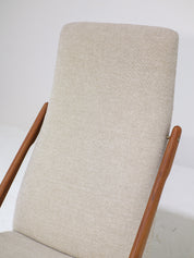 Boomerang_Rocking_Chair_by_Mogens_Kold_in_Teak_and_Kvadrat_Hallingdal_Wool,_Denmark,_1950s–1960s