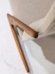 Boomerang_Rocking_Chair_by_Mogens_Kold_in_Teak_and_Kvadrat_Hallingdal_Wool,_Denmark,_1950s–1960s