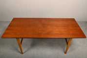 Børge_Mogensen_Hunting_Table_for_Søborg_Møbelfabrik_in_Oak_and_Teak,_Denmark,_1950s