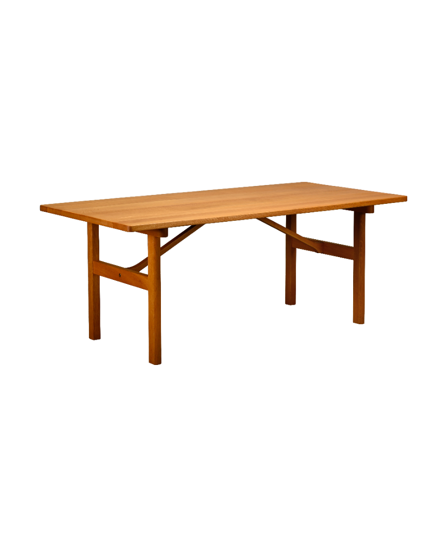 Børge_Mogensen_Model_6284_Oak_Dining_Table_or_Desk_for_Fredericia_Stolefabrik,_Danish_Modern