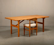 Børge_Mogensen_Model_6284_Oak_Dining_Table_or_Desk_for_Fredericia_Stolefabrik,_Danish_Modern