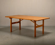 Børge_Mogensen_Model_6284_Oak_Dining_Table_or_Desk_for_Fredericia_Stolefabrik,_Danish_Modern