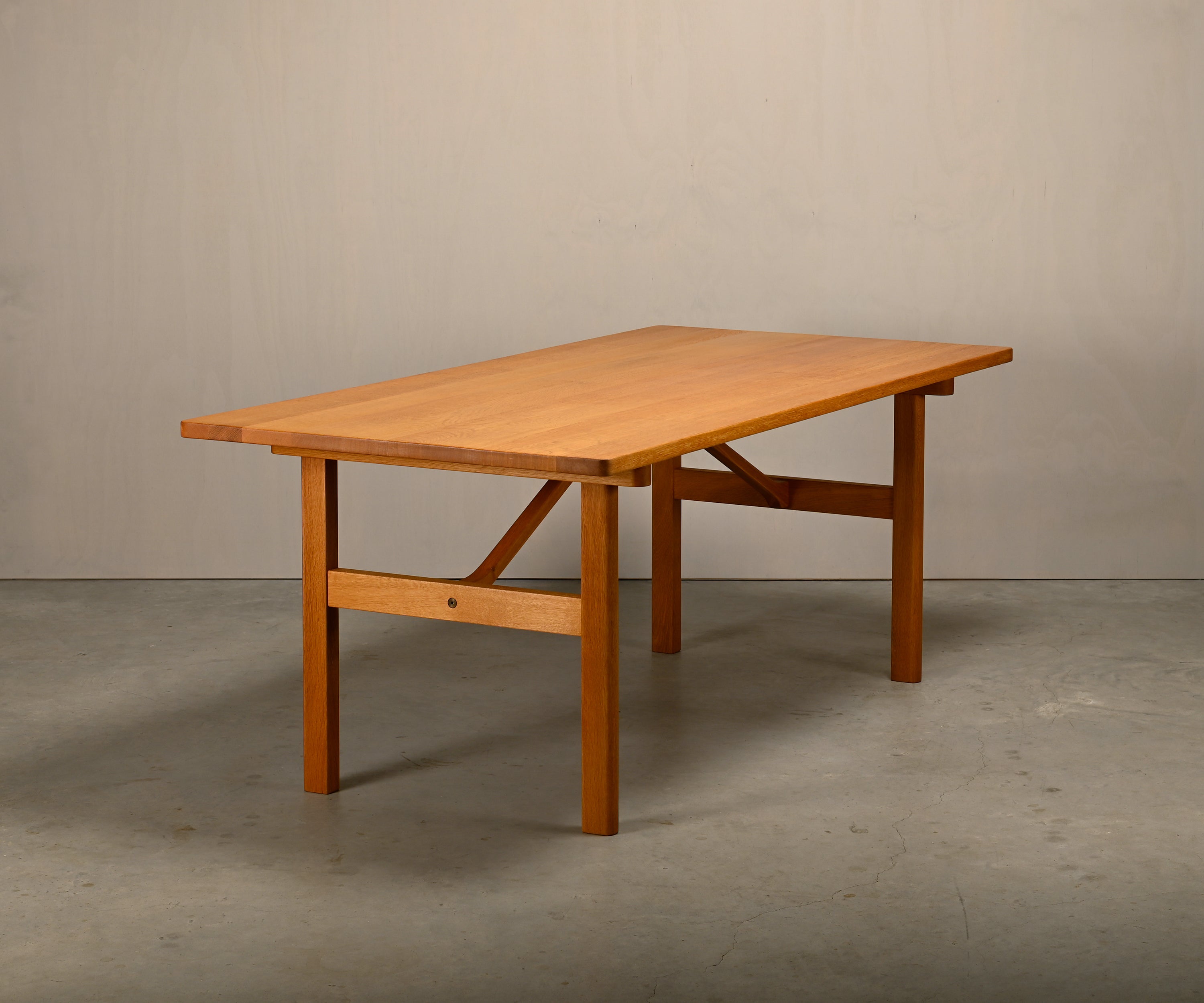 Børge_Mogensen_Model_6284_Oak_Dining_Table_or_Desk_for_Fredericia_Stolefabrik,_Danish_Modern