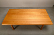 Børge_Mogensen_Model_6284_Oak_Dining_Table_or_Desk_for_Fredericia_Stolefabrik,_Danish_Modern