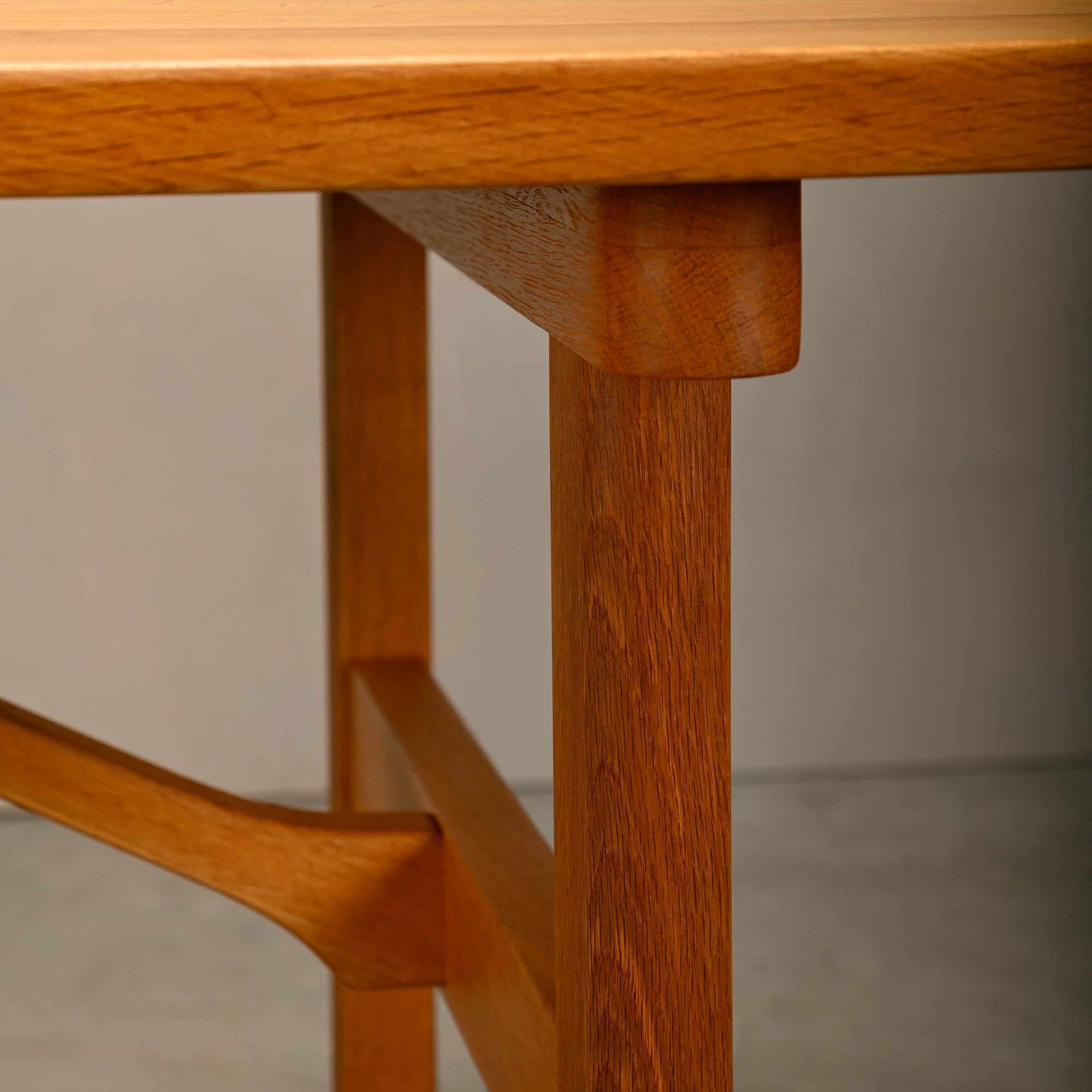 Børge_Mogensen_Model_6284_Oak_Dining_Table_or_Desk_for_Fredericia_Stolefabrik,_Danish_Modern