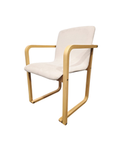 Branko_Uršič_Mid-Century_Modern_Armchair_with_Red_Bentwood_Sled_Frame_and_Upholstered_Seat