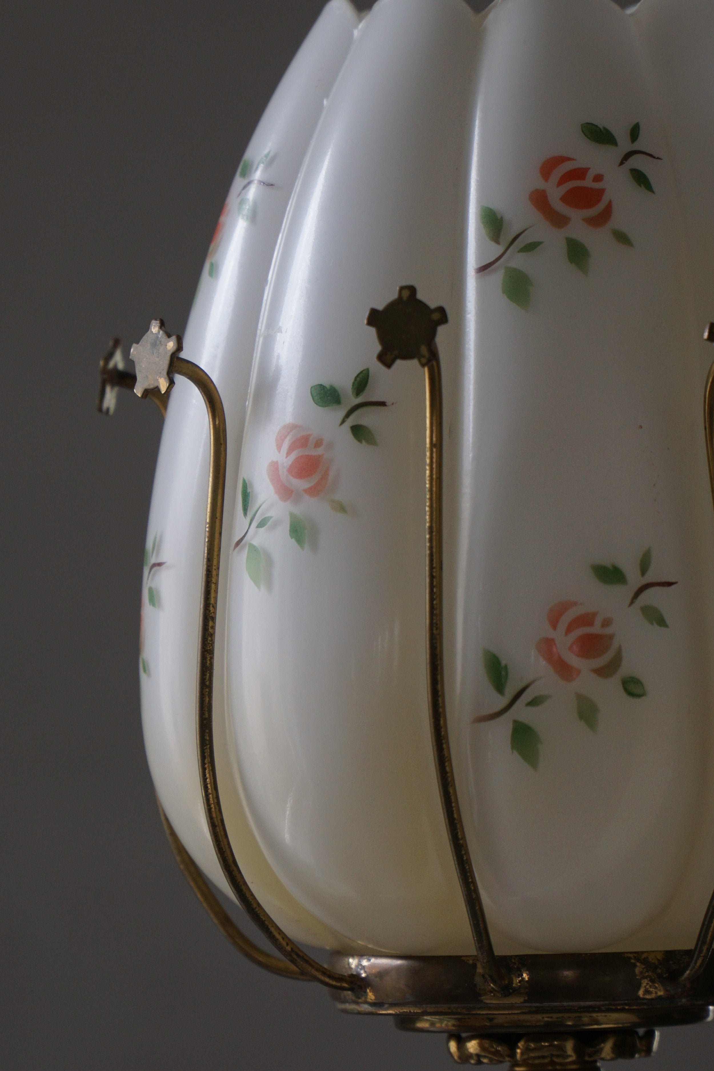 Brass_and_Glass_Ceiling_Lamp_with_Floral_Motifs