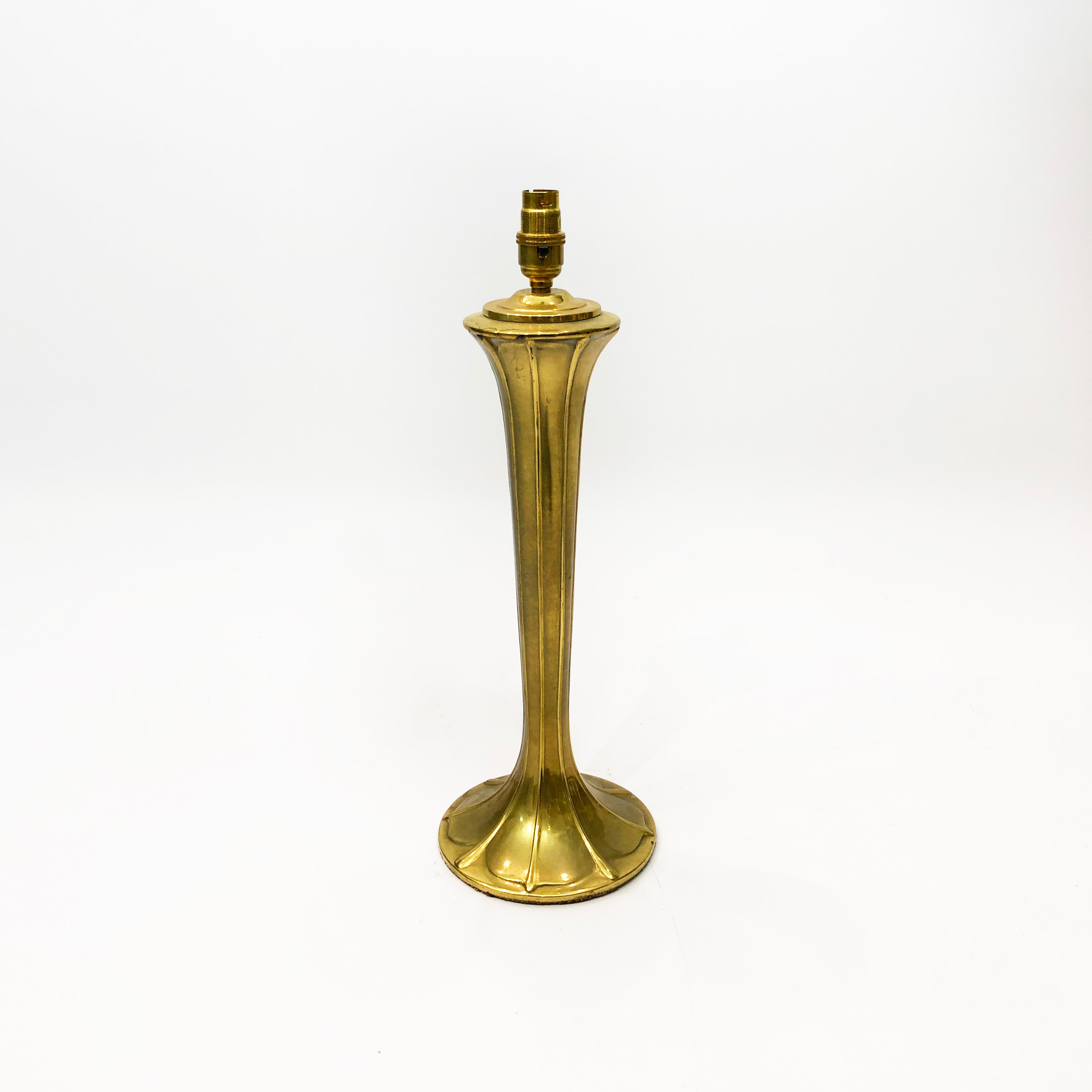Art_Nouveau_Style_Brass_Table_Lamp,_France_1970s