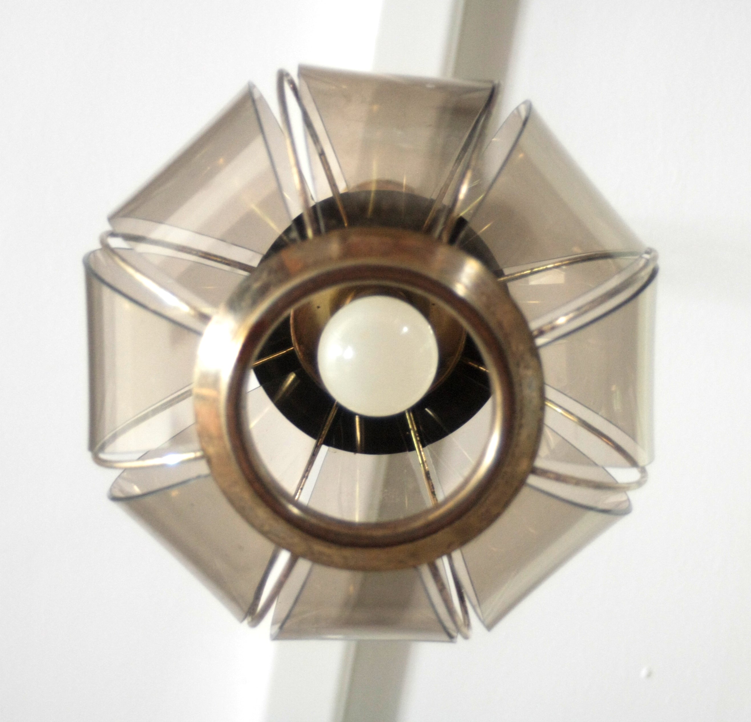 Brass_chandelier_with_smoked_glass_segments,_second_half_of_the_20th_century