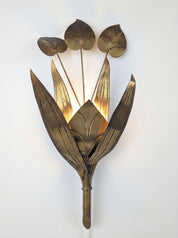 Brass_Floral_Leaf_Wall_Sconce,_Hollywood_Regency_Style,_1960s