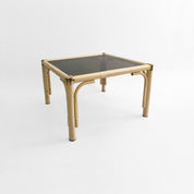 Brass_Glass_Cream_Faux_Bamboo_Side_Table_Italian_Midcentury_1970s_Vintage_Hollywood_Regency