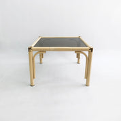 Brass_Glass_Cream_Faux_Bamboo_Side_Table_Italian_Midcentury_1970s_Vintage_Hollywood_Regency