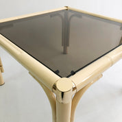 Brass_Glass_Cream_Faux_Bamboo_Side_Table_Italian_Midcentury_1970s_Vintage_Hollywood_Regency