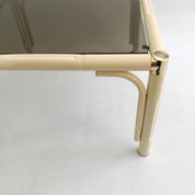 Brass_Glass_Cream_Faux_Bamboo_Side_Table_Italian_Midcentury_1970s_Vintage_Hollywood_Regency