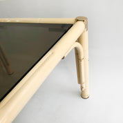 Brass_Glass_Cream_Faux_Bamboo_Side_Table_Italian_Midcentury_1970s_Vintage_Hollywood_Regency