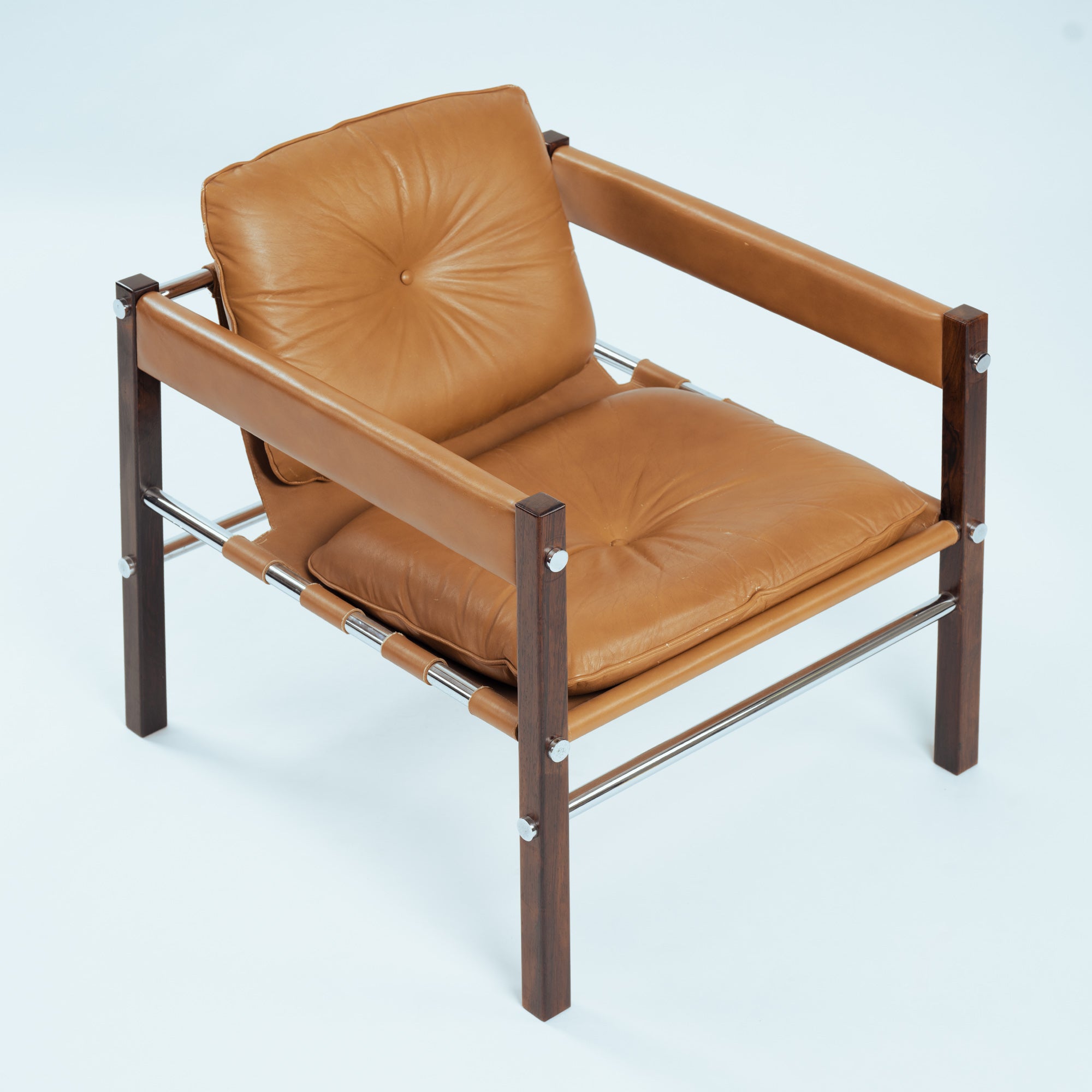 Rare_Jacaranda_Wood_and_Leather_Armchair_by_Celina_Decorações,_Brazil_1950s
