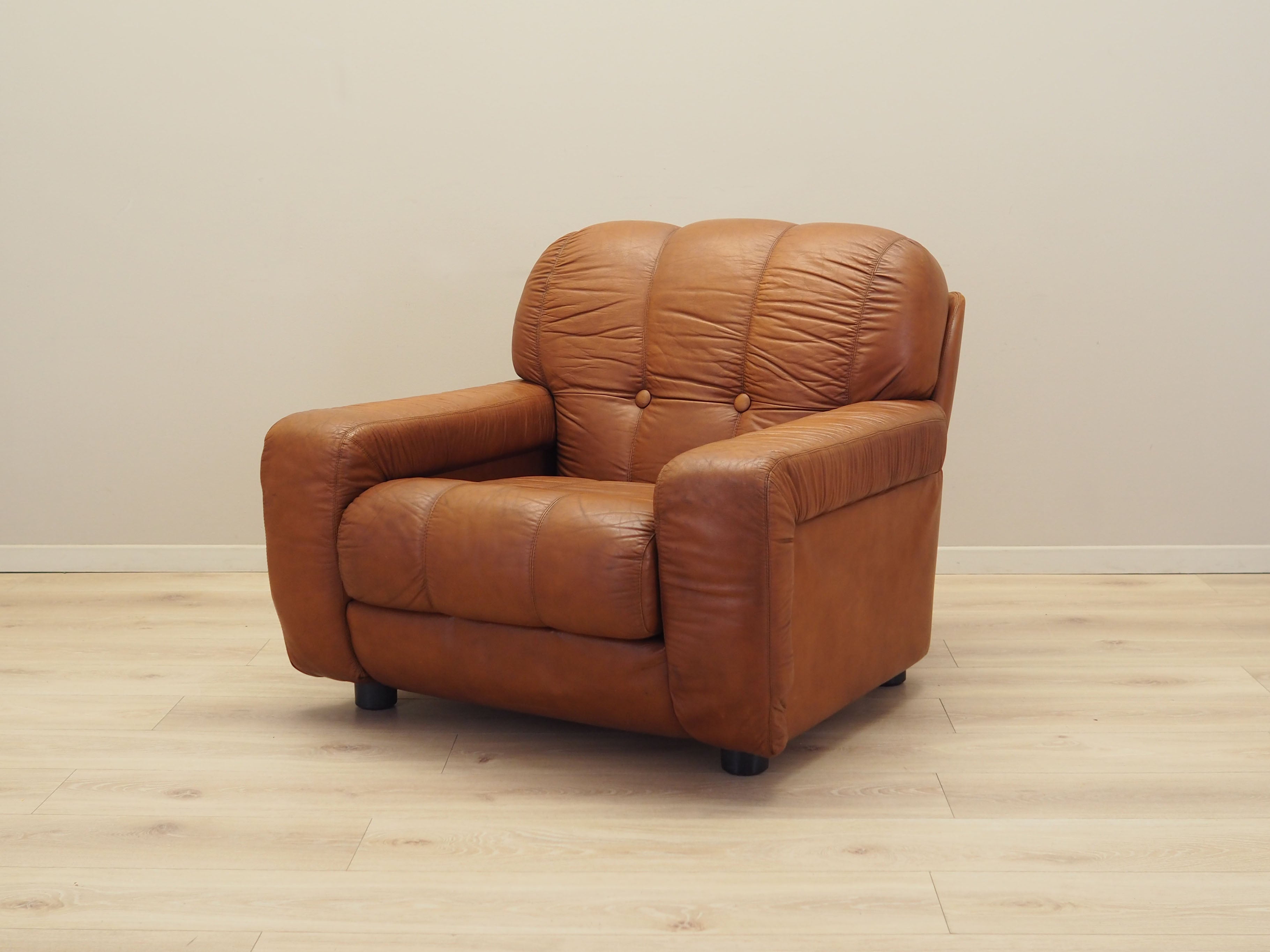 Brown_Armchair,_Original_Leather,_1970s,_Italy