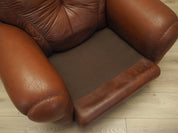 Brown_Armchair,_Original_Leather,_1970s,_Italy