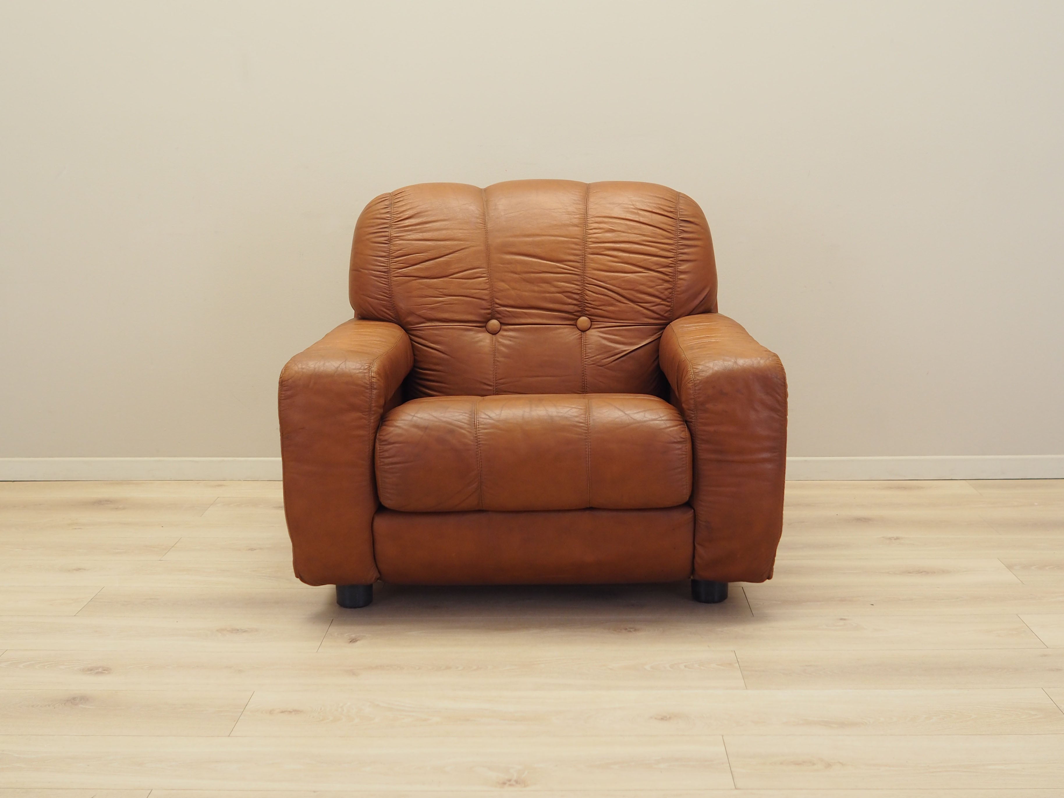 Brown_Armchair,_Original_Leather,_1970s,_Italy