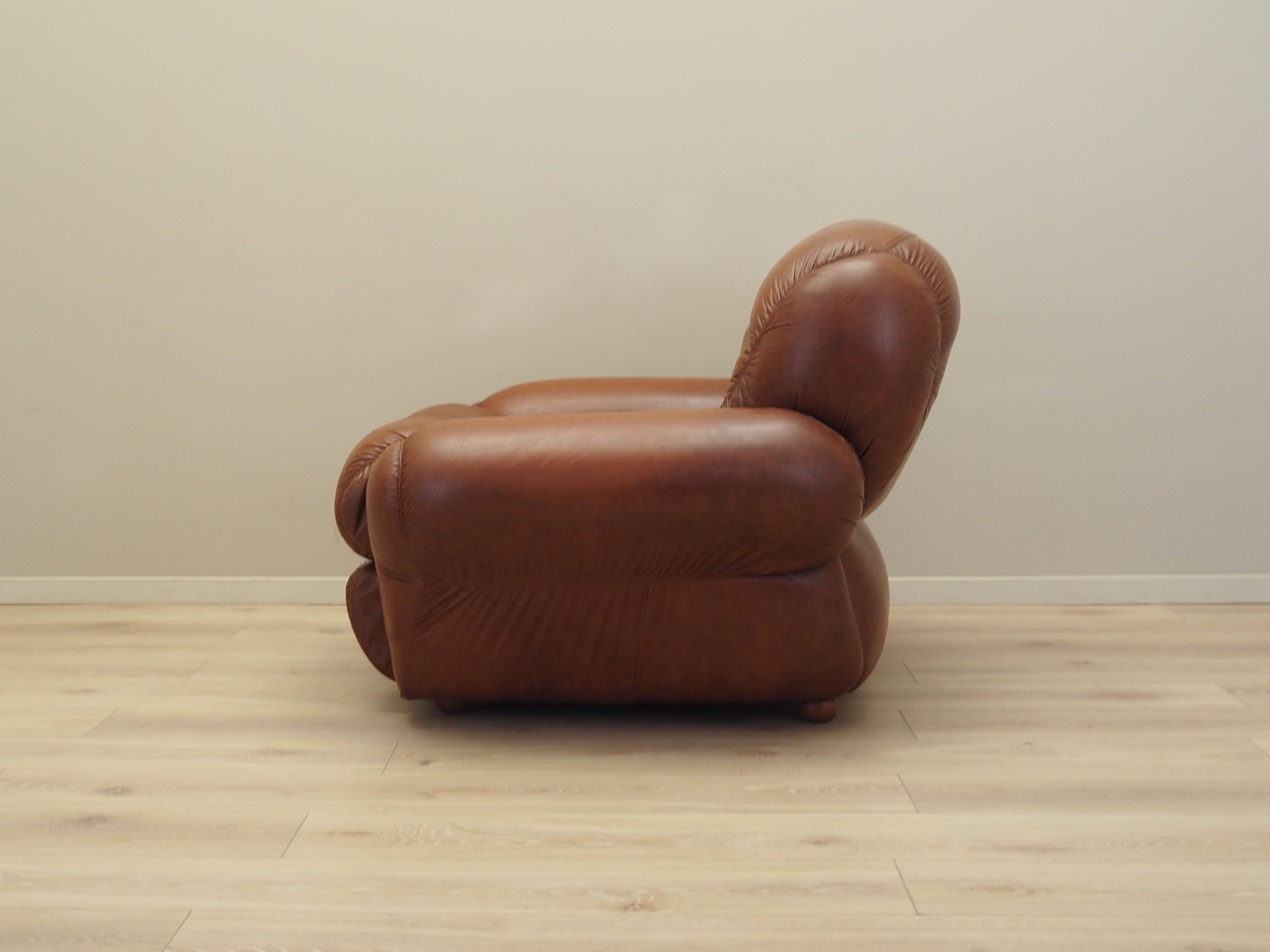 Brown_Armchair,_Original_Leather,_1970s,_Italy