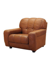 Brown_Armchair,_Original_Leather,_1970s,_Italy