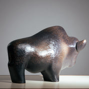 Ceramic_Bull_Sculpture_by_Kurt_Tschörner_for_Ruscha,_Germany,_Mid-20th_Century