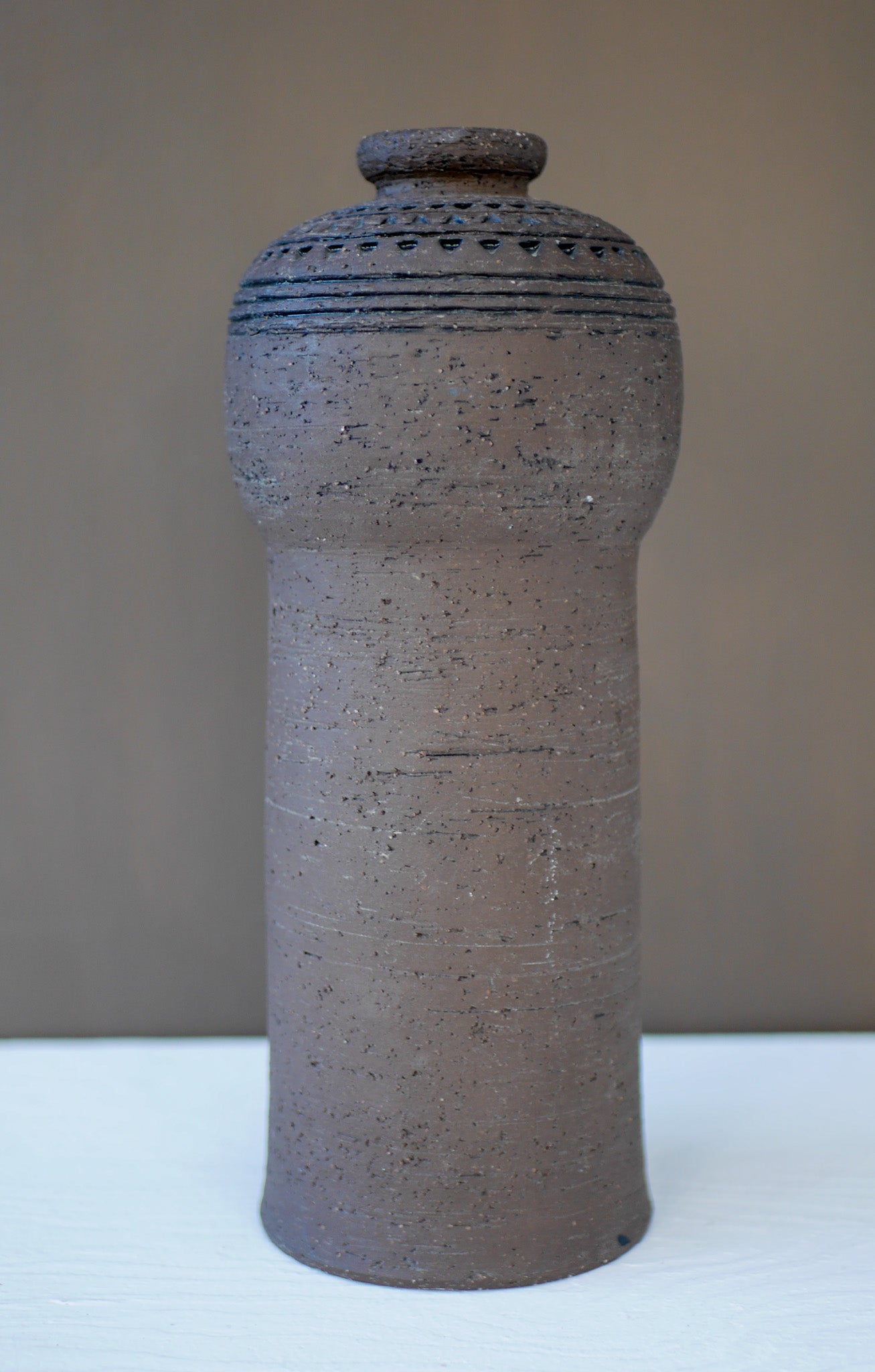 Large_Brutalist_Studio_Ceramic_Vase_by_Inger_Persson_for_Rörstrand,_Sweden