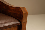 Brutalist_Bulky_Artisanal_Chair_in_Wood,_1960s