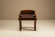 Brutalist_Bulky_Artisanal_Chair_in_Wood,_1960s