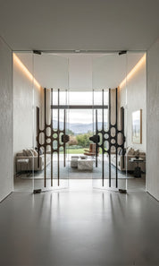 1960s_Brutalist_Cast_Aluminum_Door_Panel,_Paul_Evans_Style