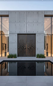 1960s_Brutalist_Cast_Aluminum_Door_Panel,_Paul_Evans_Style