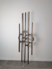 1960s_Brutalist_Cast_Aluminum_Door_Panel,_Paul_Evans_Style