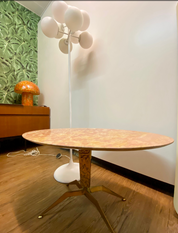 Brutalist_Console_Table_with_Pink_Marble_Top,_Mid_Century_Modern,_1960s,_Italy,_Designed_by_Duilio_Barnabé