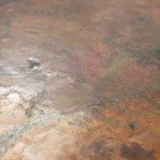 Rustic_Copper_Coffee_Table_with_Solid_Wood_Frame,_German_Mid_Century_Modern,_1970s