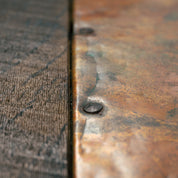 Rustic_Copper_Coffee_Table_with_Solid_Wood_Frame,_German_Mid_Century_Modern,_1970s