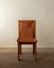 Set_of_7_Luigi_Gorgoni_Brutalist_Dining_Chairs_for_Roche_Bobois_in_Elm_and_Leather,_France,_1970s