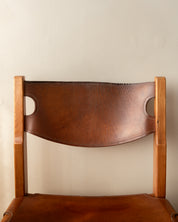 Set_of_4_Maison_Regain_Brutalist_Dining_Chairs_in_Elm_and_Cognac_Leather,_France,_1970s