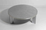 Brutalist_Etched_Chrome_Round_Coffee_Table_by_Heinz_Lilienthal,_1960s