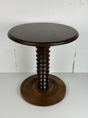 Brutalist_French_Wood_Turned_Wine_Press_Side_Table_in_the_style_of_Charles_Dudouyt,_1950s