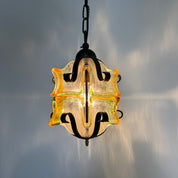 Brutalist_Glass_and_Iron_Pendant_Lamp,_1970s