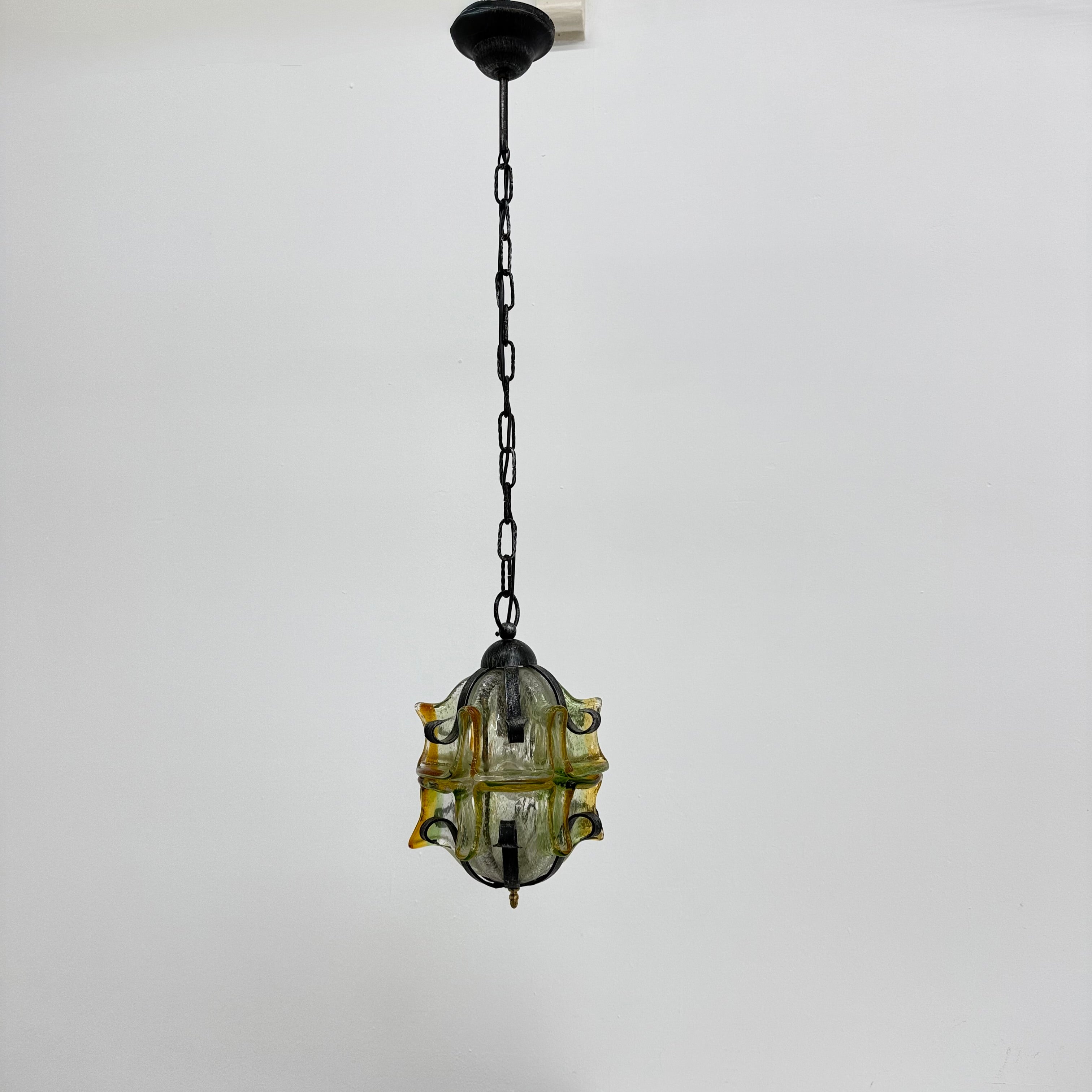 Brutalist_Glass_and_Iron_Pendant_Lamp,_1970s