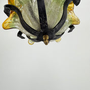 Brutalist_Glass_and_Iron_Pendant_Lamp,_1970s